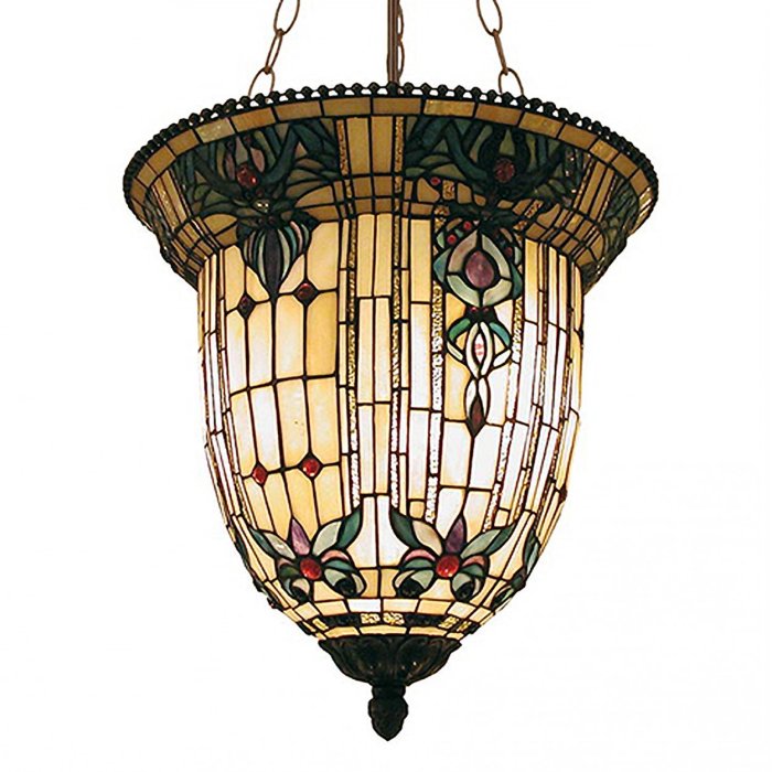 Lámpara colgante Tiffany 41x126 cm de color