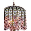 Lámpara de mesa Tiffany Ø 40x84 cm color rosa