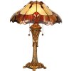 Lámpara de mesa Tiffany Ø 40x53 cm color marrón