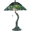 Lámpara de mesa Tiffany Ø 47x58 cm color verde
