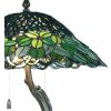 Lámpara de mesa Tiffany Ø 47x58 cm color verde