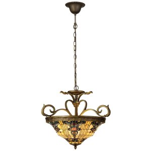 Lámpara colgante Tiffany 56x170 cm de color