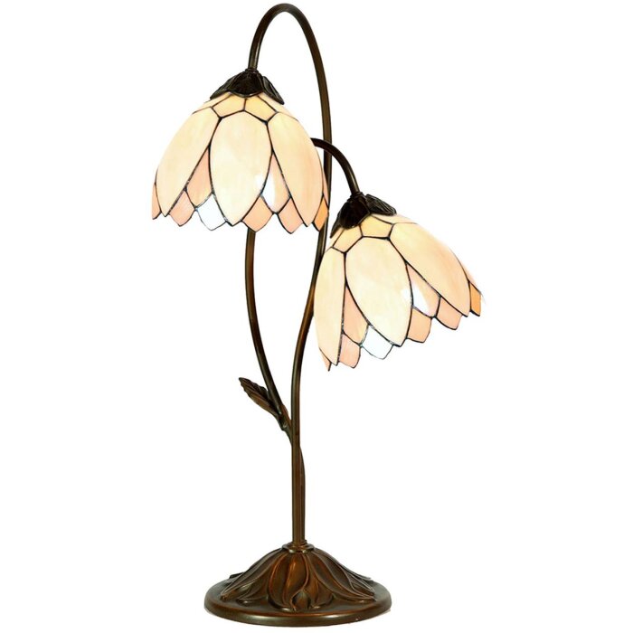 Lámpara de mesa Tiffany Ø 33x61 cm color natural