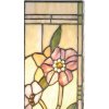 Lámpara de mesa Tiffany 18x45 cm marrón