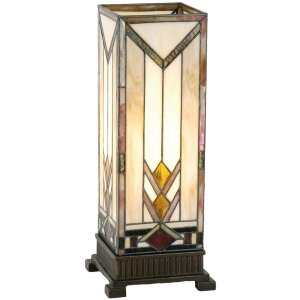 LumiLamp 5LL-9227 Lámpara de mesa Tiffany 18x18x45...