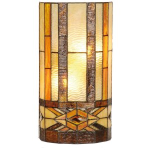 Lámpara de pared TIFFANY color - 5LL-9286 Clayre Eef