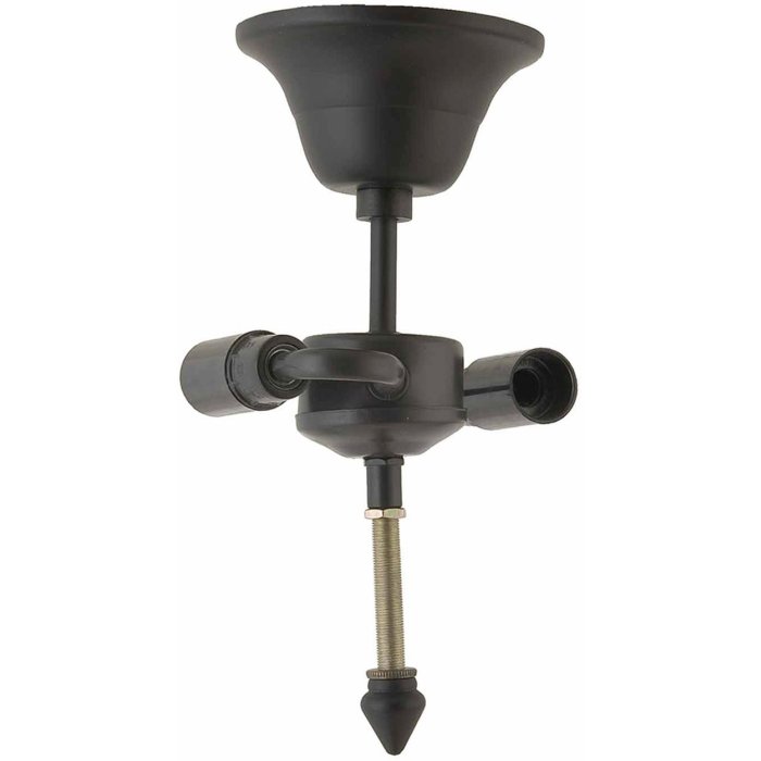 LumiLamp 5LL-96 Cable Colgante Tiffany 18x10x20 cm Hierro Negro Lámpara Colgante