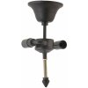 LumiLamp 5LL-96 Cable Colgante Tiffany 18x10x20 cm Hierro Negro Lámpara Colgante