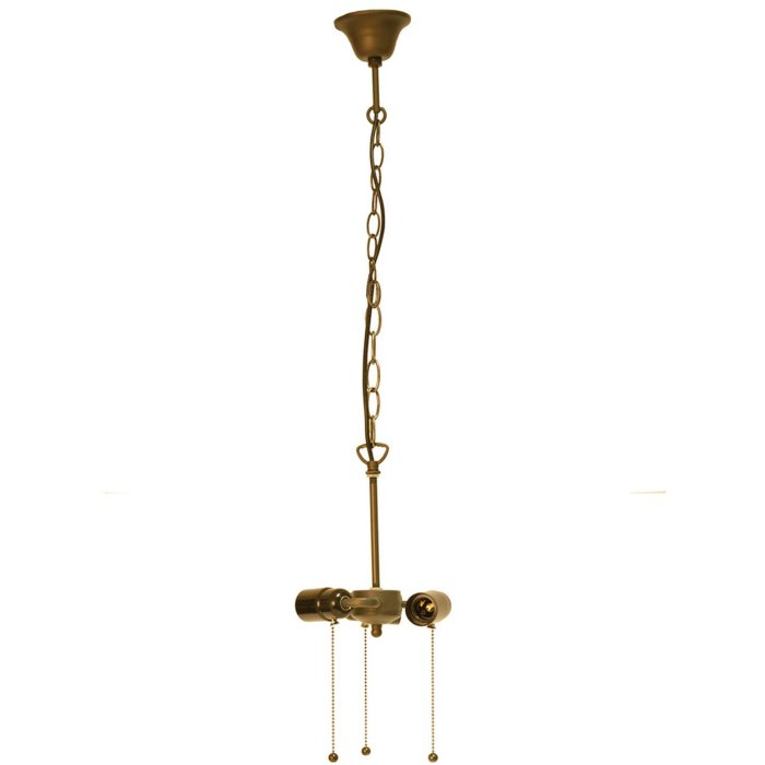Soporte de techo marrón-bronce 130 cm