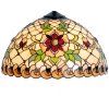 Pantalla Tiffany Ø 30 cm amarilla