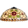 Pantalla Tiffany Ø 50 cm naranja
