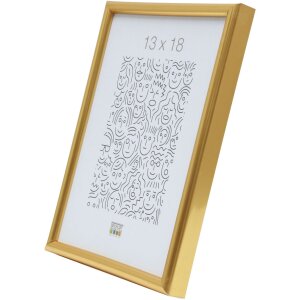 Marco de plástico S011 30x45 cm dorado