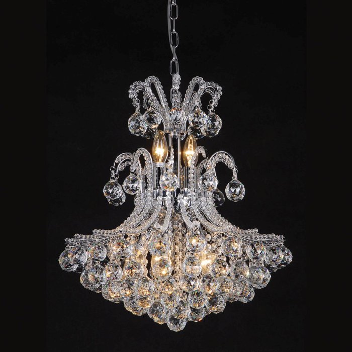 Lámpara Ø 50 cm hierro-vidrio - 5LL-CR31 Clayre Eef