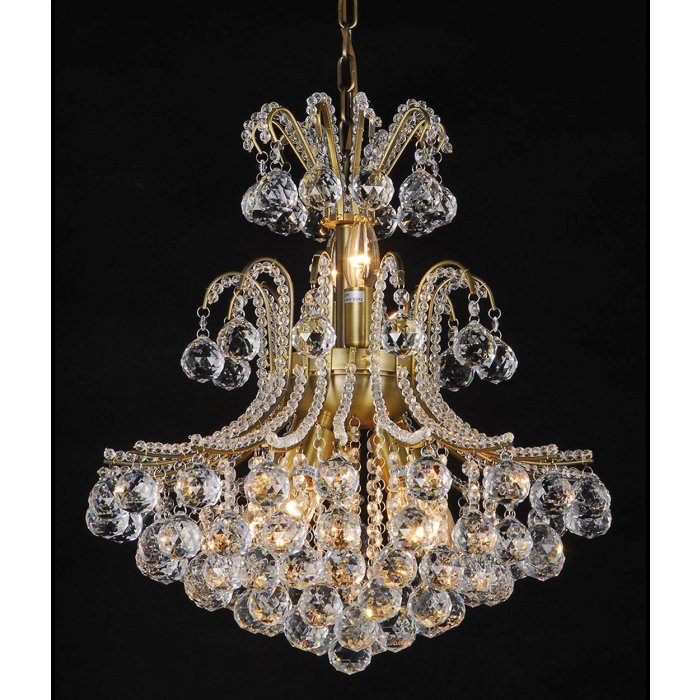 Lámpara Ø 50 cm hierro-vidrio - 5LL-CR32 Clayre Eef