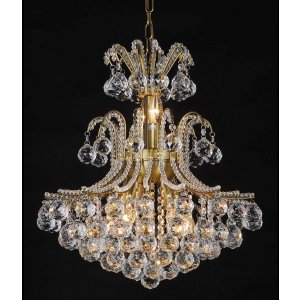 Lámpara Ø 50 cm hierro-vidrio - 5LL-CR32...