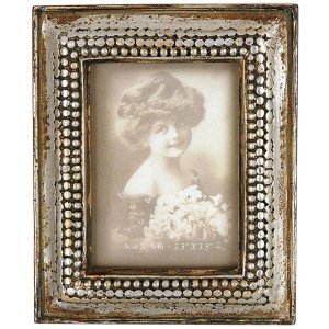 2791 Marco antiguo 6x9 cm plata