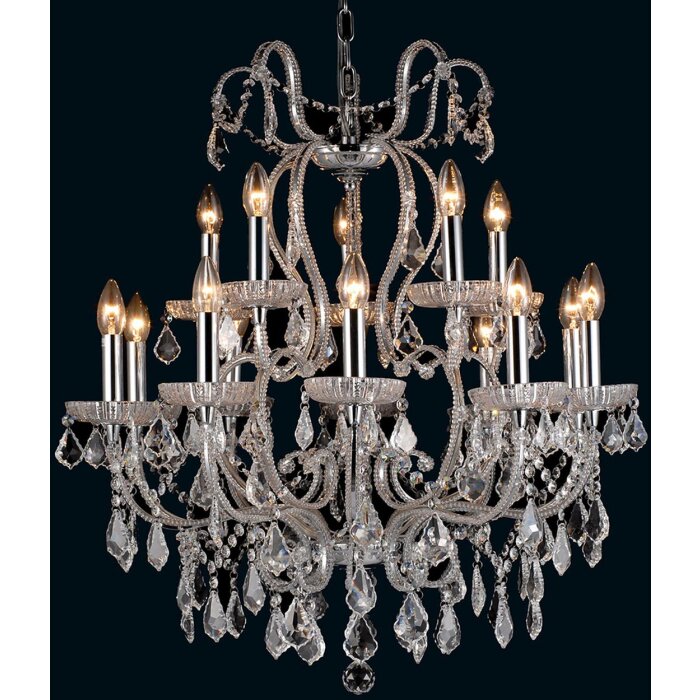 Lámpara Ø 71 cm hierro-vidrio - 5LL-CR62 Clayre Eef