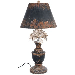 Clayre & Eef Lámpara de mesa Flor 37x71 cm -...