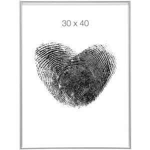 Marco de plástico S011 21x29,7 cm acero