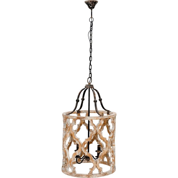 Lámpara colgante 48x85 cm beige