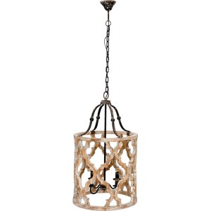 Lámpara colgante 48x85 cm beige
