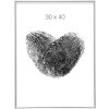 Marco de plástico S011 13x18 cm acero
