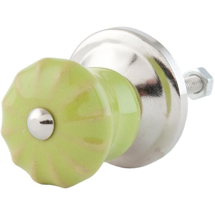 Pomo para muebles Ø 3 cm en verde - 63487