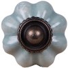 Clayre & Eef 63500 Pomo Puerta Ø 3 cm Cerámica Marrón Verde