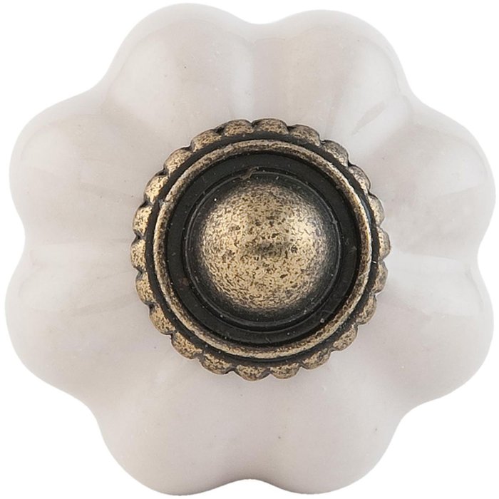 Pomo para mueble Ø 3 cm en beige - 63506