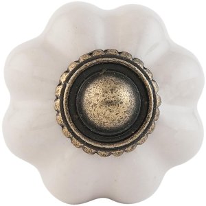 Pomo para mueble Ø 3 cm en beige - 63506