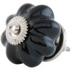 Pomo para muebles Clayre & Eef Ø 4 cm negro - 63511