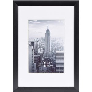 Marco aluminio Manhattan 10x15 cm negro