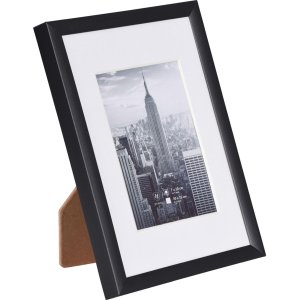 Marco aluminio Manhattan 10x15 cm negro