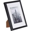Marco aluminio Manhattan 10x15 cm negro