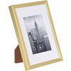 Marco de aluminio Manhattan 10x15 cm dorado