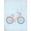 Placa de texto Romantic - 6H1250 Clayre Eef azul