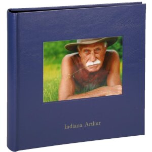 Álbum de fotos KOLARA azul con tu foto + texto...