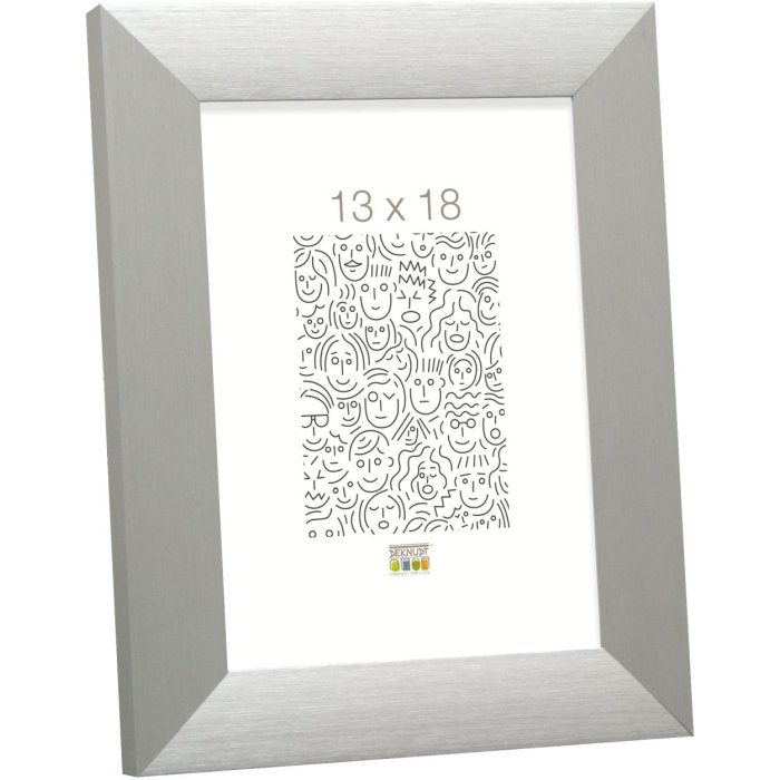 Marco de aluminio Tibbi 10x15 cm en plata