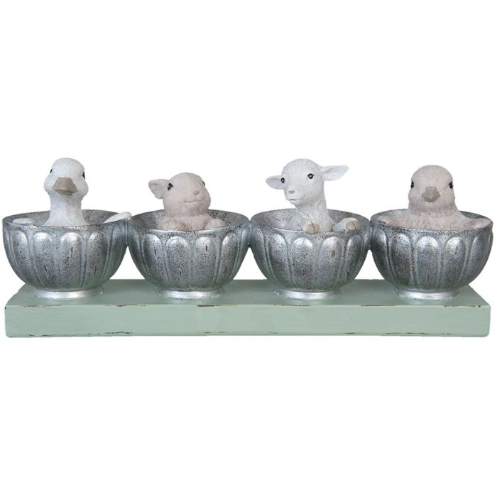 Decoración animal infantil verde - 6PR1053