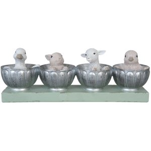 Decoración animal infantil verde - 6PR1053