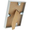marco cuadrado MAARII 20x20 cm plata mate