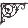 Clayre & Eef 6Y1762 Escuadra de estantería 3x22x18 cm Soporte metálico marrón