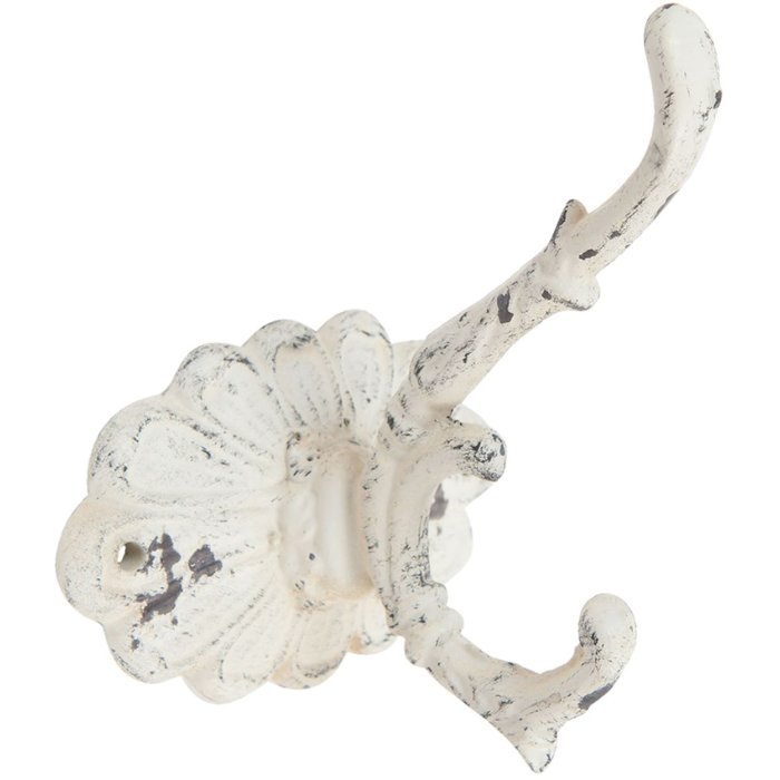 Clayre & Eef Gancho SIMPLY - 10x10x13 cm shabby white