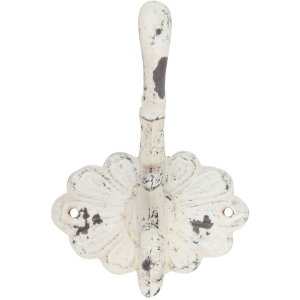 Clayre & Eef Gancho SIMPLY - 10x10x13 cm shabby white
