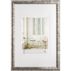 Marco de fotos TRENDSTYLE 13x18 cm - plata-negro