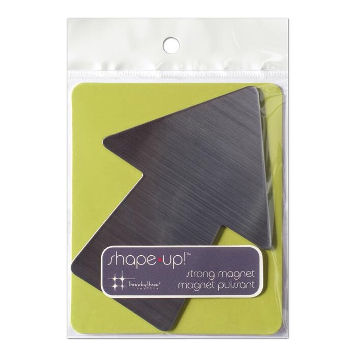 Flecha deco imán de la serie SHAPE UP 10x10 cm