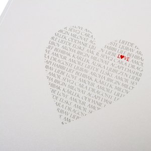 Goldbuch Álbum de boda Love 29,5x31 cm 60 páginas blancas
