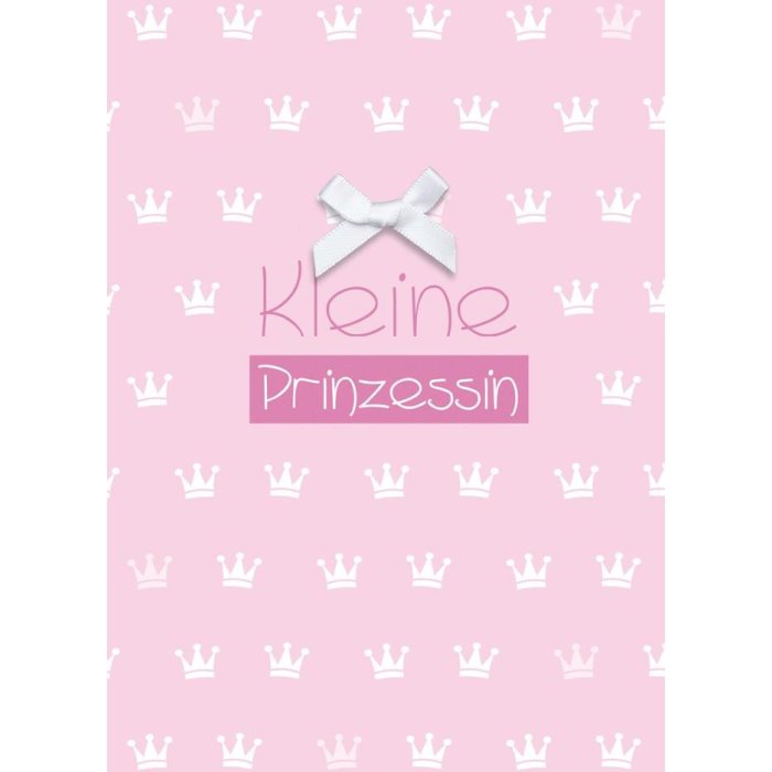 Tarjeta bebé rosa Little Princess
