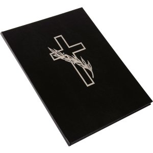 Goldbuch Libro de condolencias Cruz 21x28 cm 44 páginas blancas