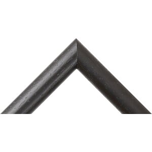 Marco de madera H004 cristal negro antirreflejos 20x40 cm